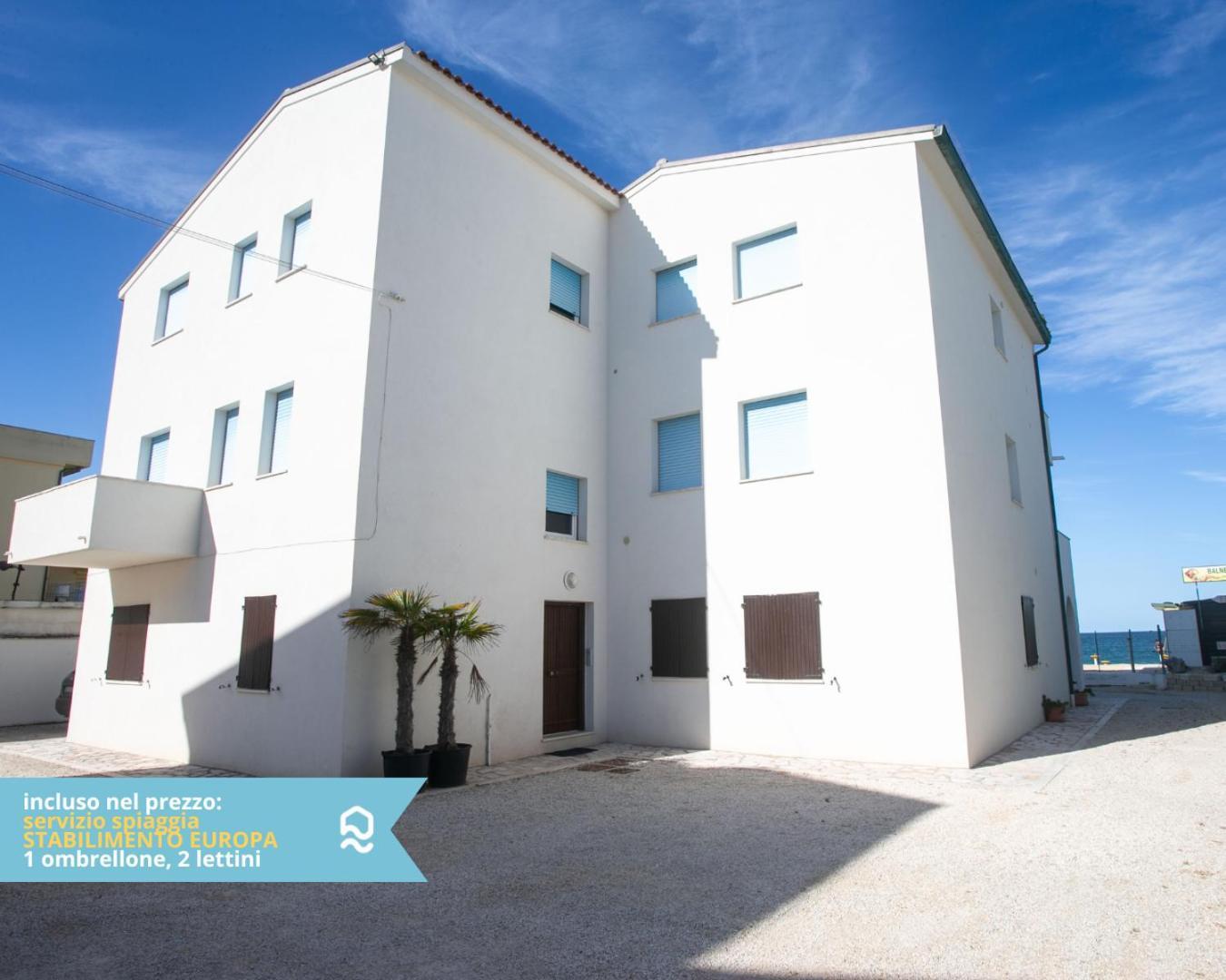 Rs316 - Marcelli, Bilocale In Residence Fronte Mare Pt Exteriér fotografie